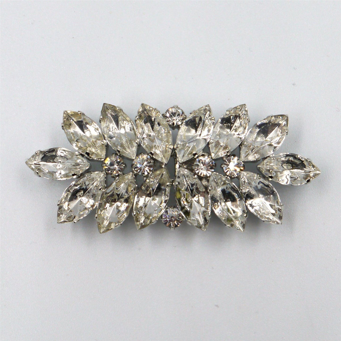 Diamante Clasp - Clear - 6.5x2.5cm - 7032