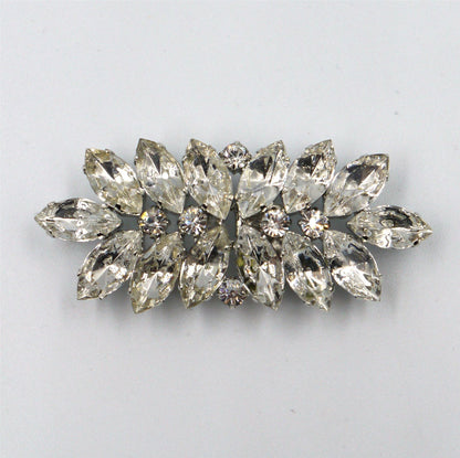 Diamante Clasp - Clear - 6.5x2.5cm - 7032