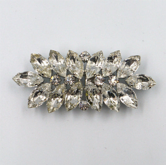 Diamante Clasp - Clear - 6.5x2.5cm - 7032
