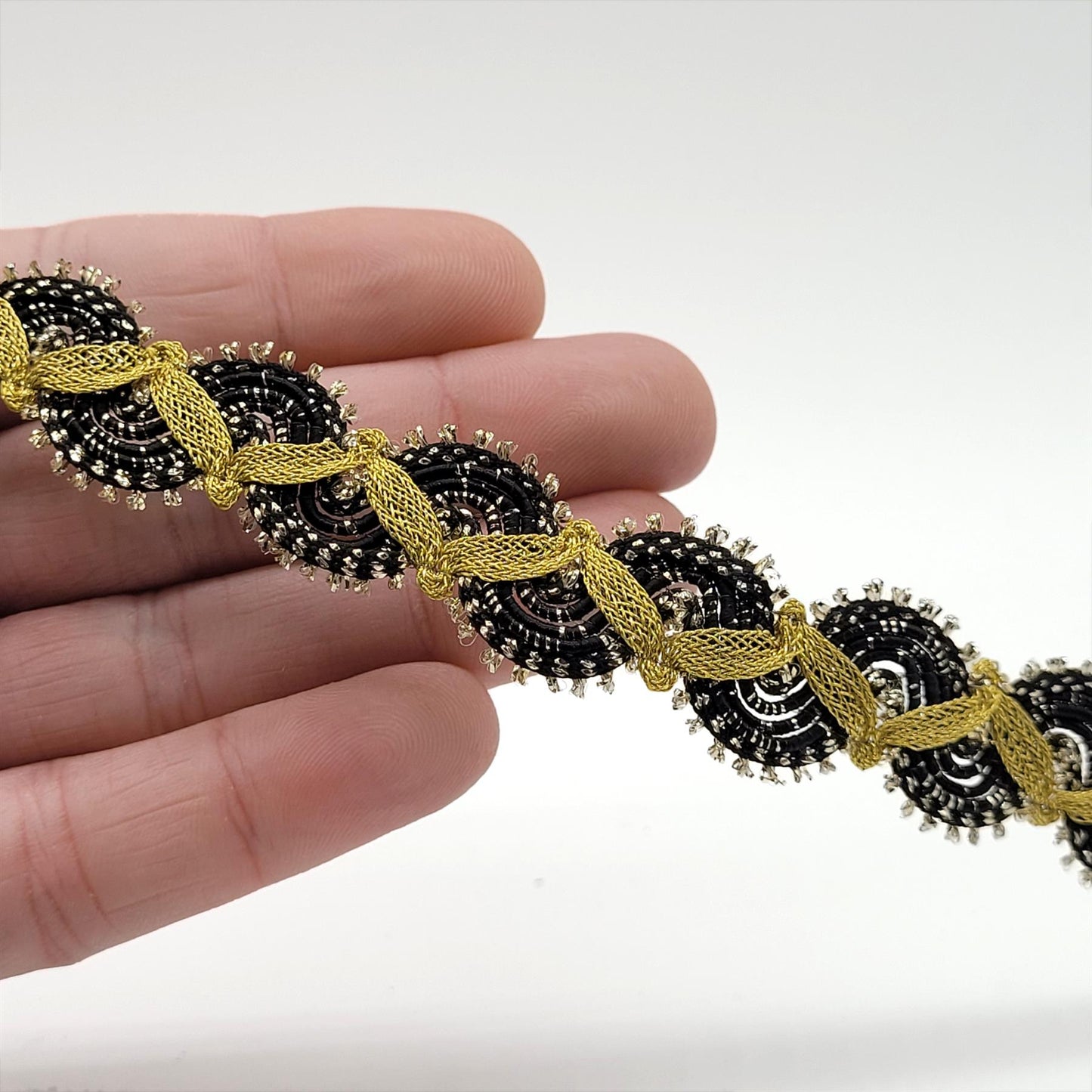 Wavy Metallic Braid 20mm x1m - 7355