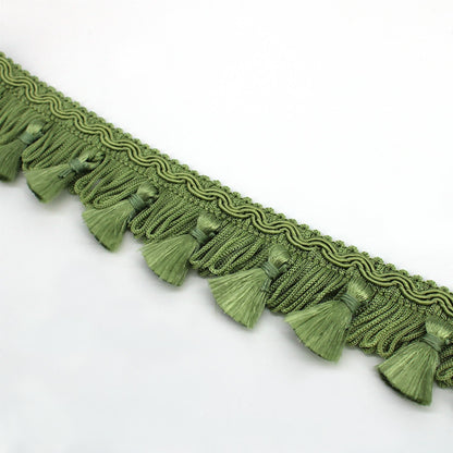 Vintage Tasselled Looped Fringe - 50mm - by the metre - 1865
