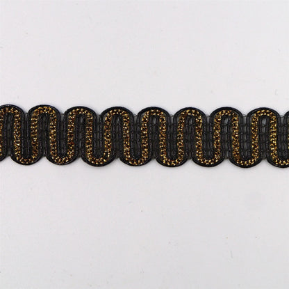 Metallic Wiggle Braid 15mm 7223