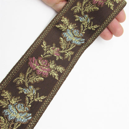 Floral Patterned Braid Wide 7984