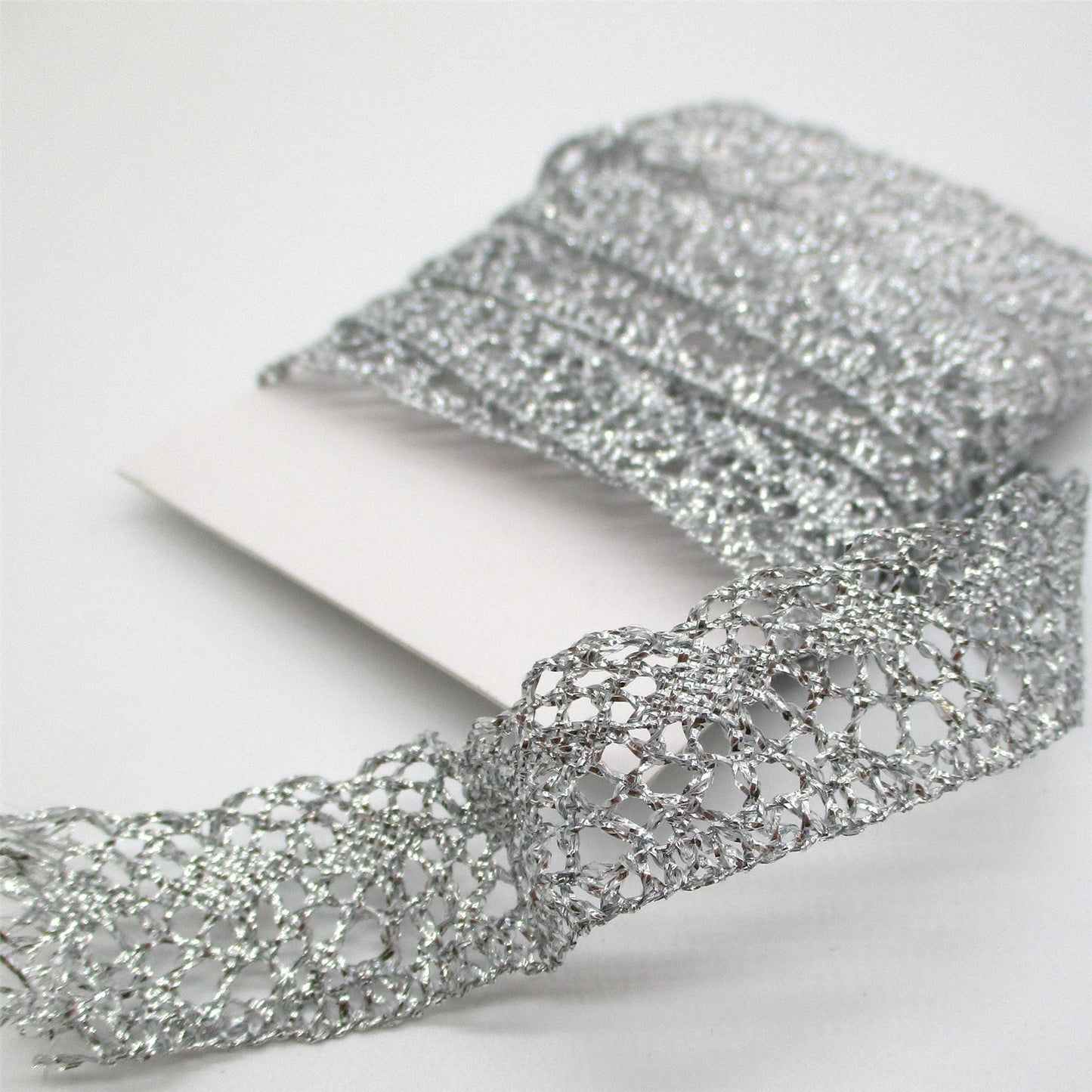 Metallic Open Work Lace 20mm 6329