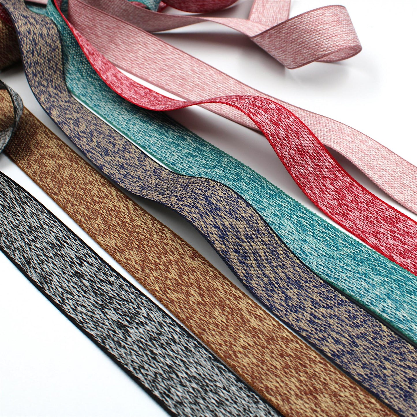 Texture Pattern Flat Tape - 24mm - by the metre - 5389