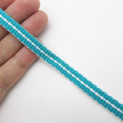 Tubular Acrylic Striped Braid 4770