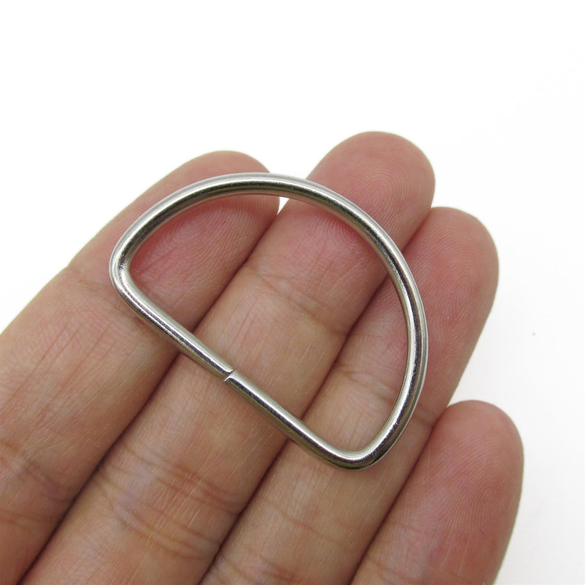 Metal D Ring - Silver - 5242