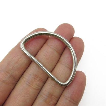 Metal D Ring - Silver - 5242