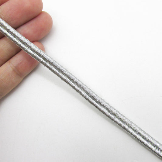 Russia Braid - Silver - 6.5mm - by the metre - 9742