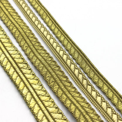 Chevron Edge Gold Braid 9760