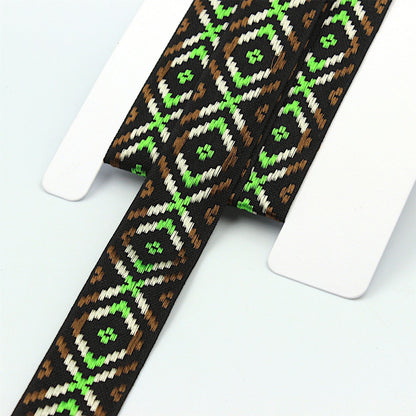 Tribal Patterned Braid 25mm 9814