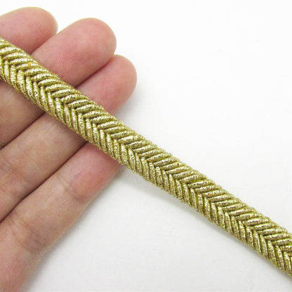 Lurex Herringbone Braid 10mm 7610