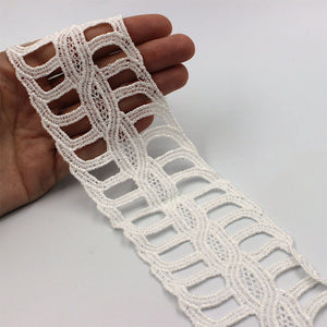 Guipure Lace With Giant Ladder Design 60mm 8651