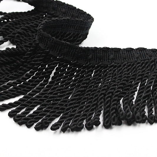 Rayon Bullion Fringe with Decorative Header - 12cm x 1m - 5504