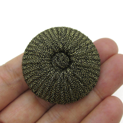 Metallic Corded Button - 4356