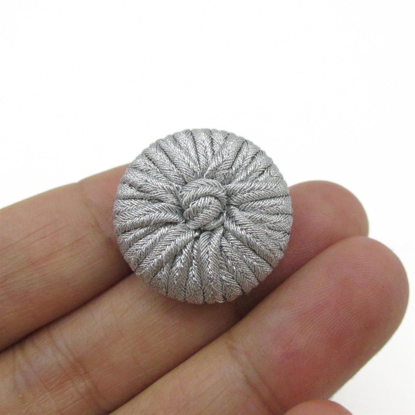 Metallic Corded Button - 4356