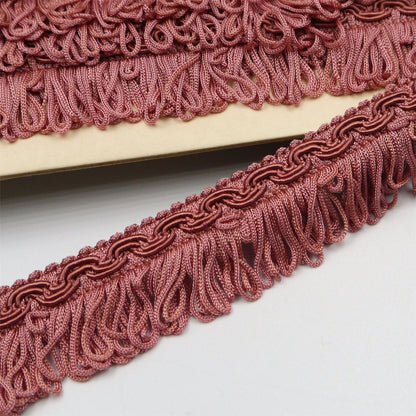 Vintage Gimp Braid With Looped Fringe 32mm x1m - 0865