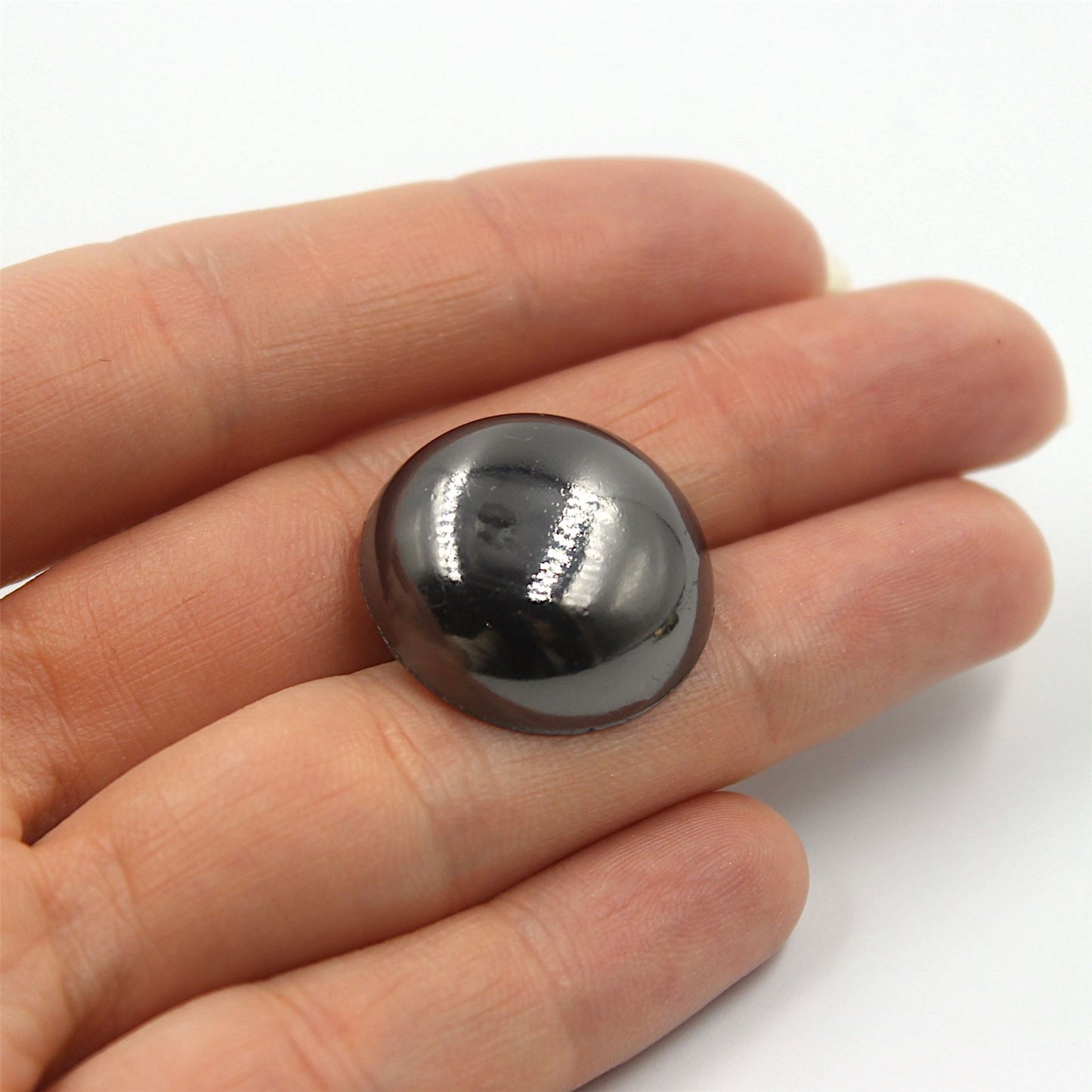 Metal Plain Dome Button 7626