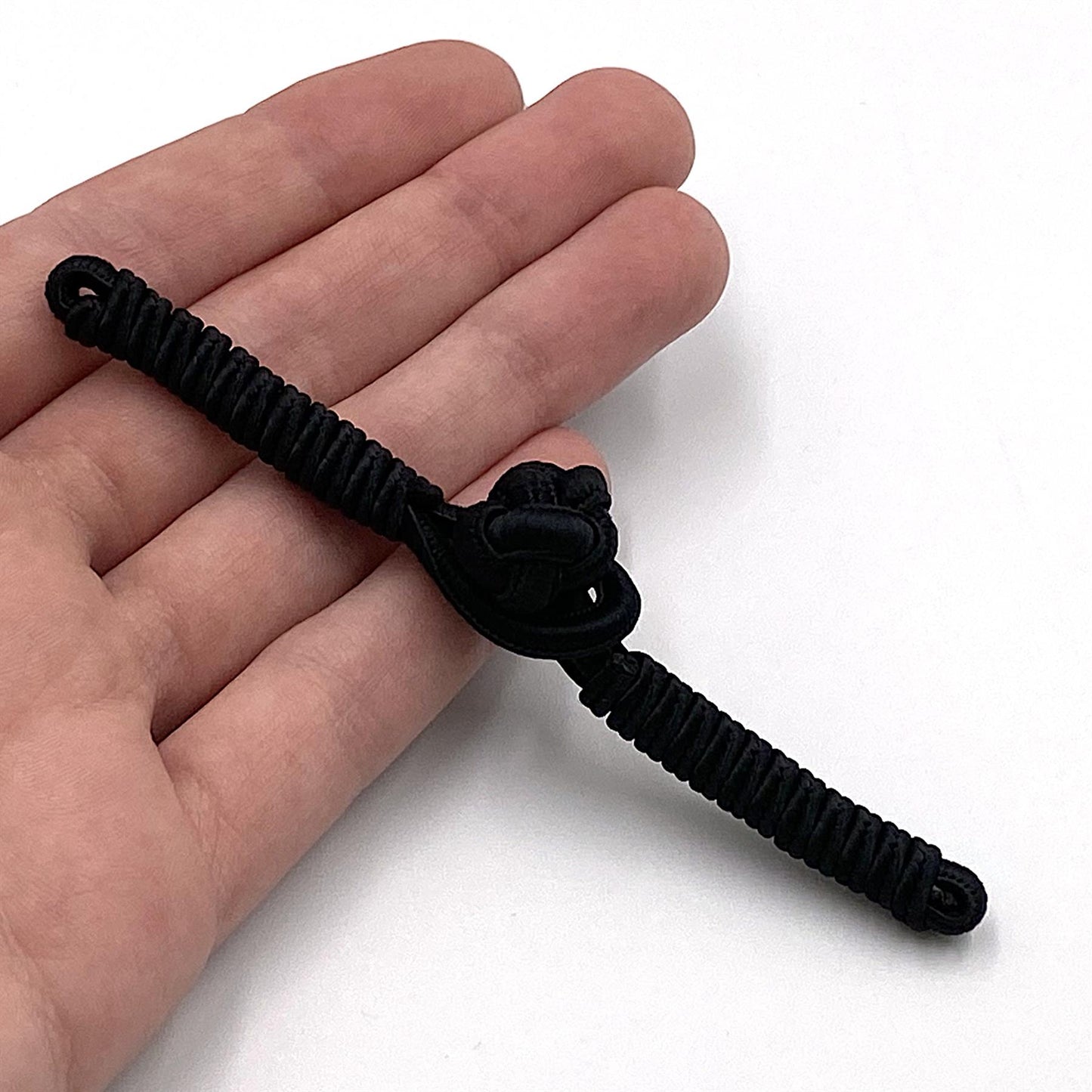 Twist Braid Knot Button Frog Closure 11cm 5354