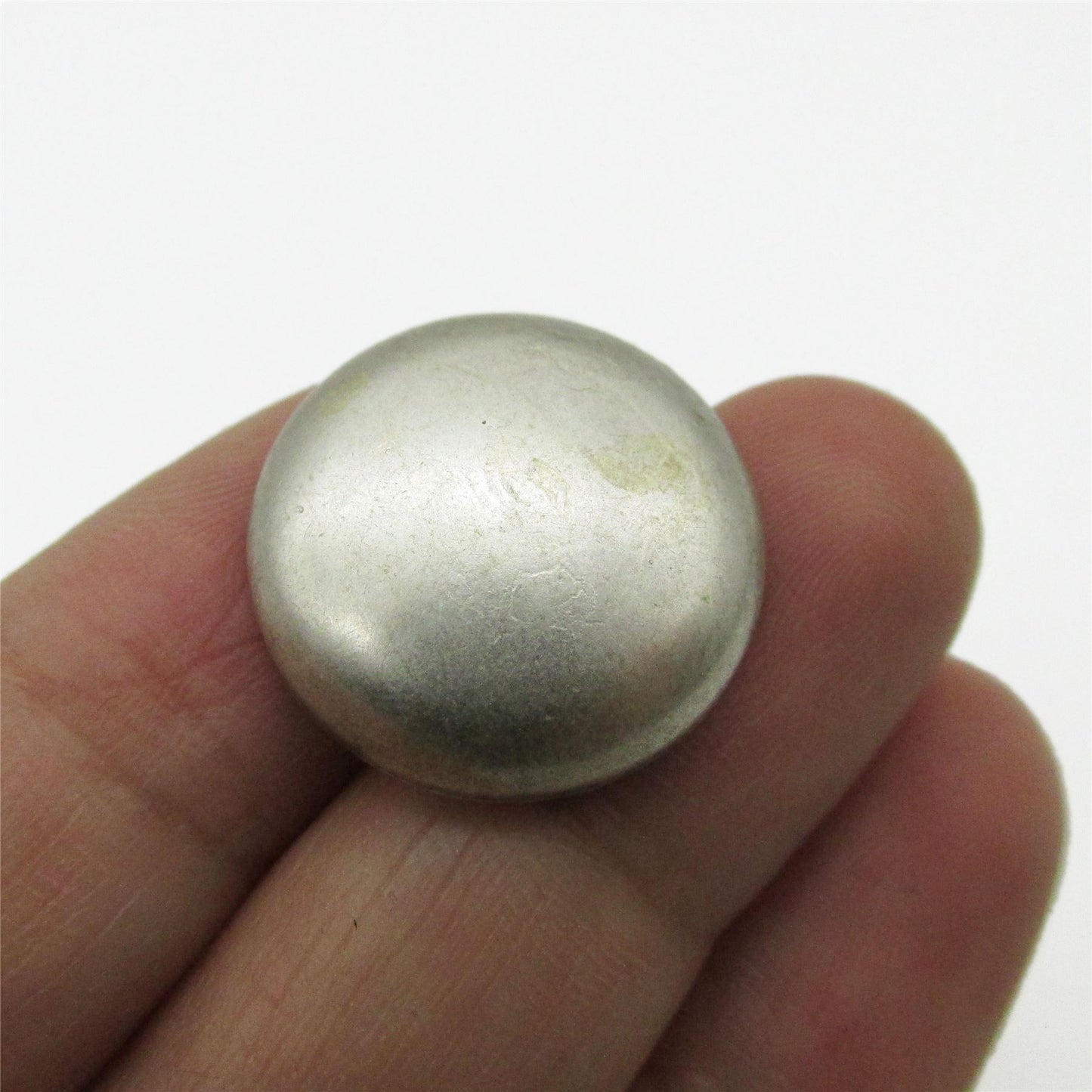 Flat Top Metal Domed Button - 4405