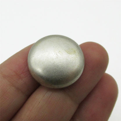 Flat Top Metal Domed Button - 4405