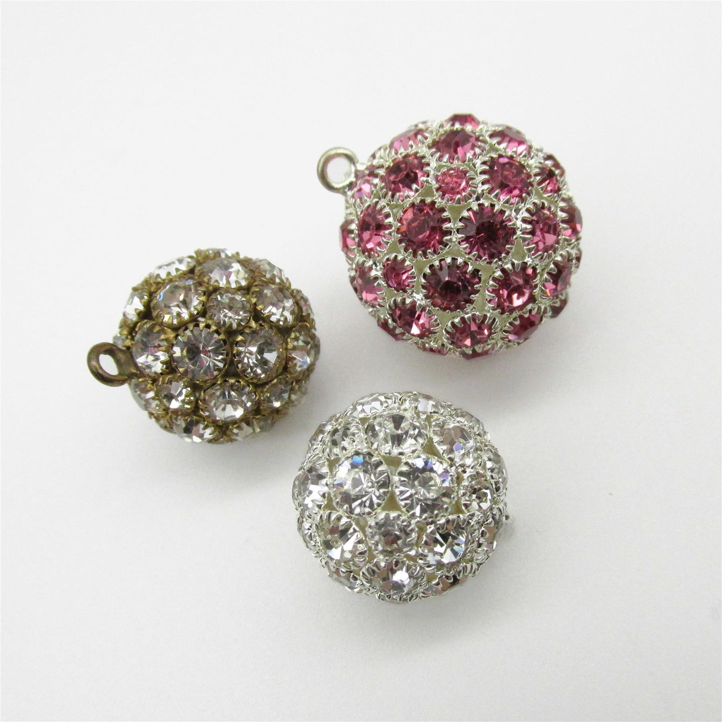 Diamante Sphere Button 4355