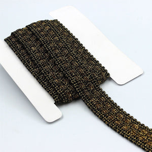 Metallic Braid With Woven Centre 20mm 8034