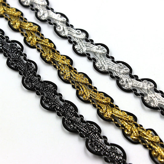 Metallic Gimp Braid 18mm x1m - 8087