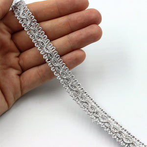 Metallic Braid With Links Design 12mm 3345