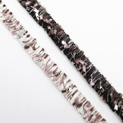 Cut Fringe with Silky Accents 20mm x 1m - 5386