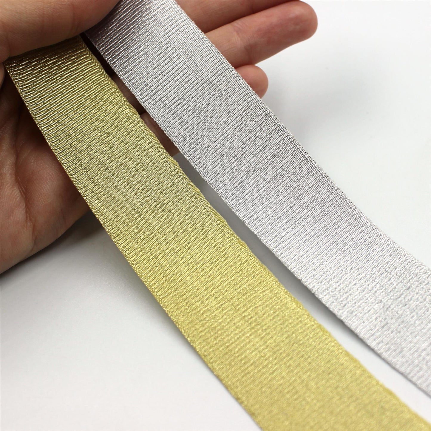 Metallic Grosgrain Ribbon 7978