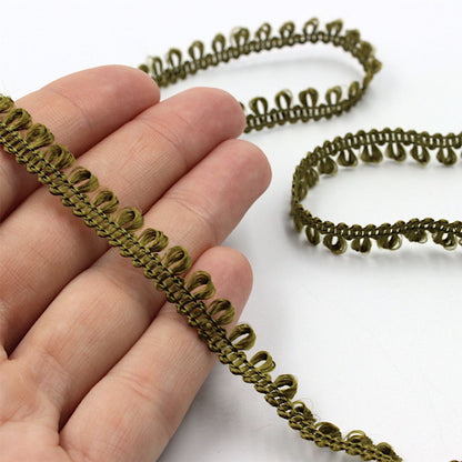 Tiny Braid With Looped Edge 7mm 8141