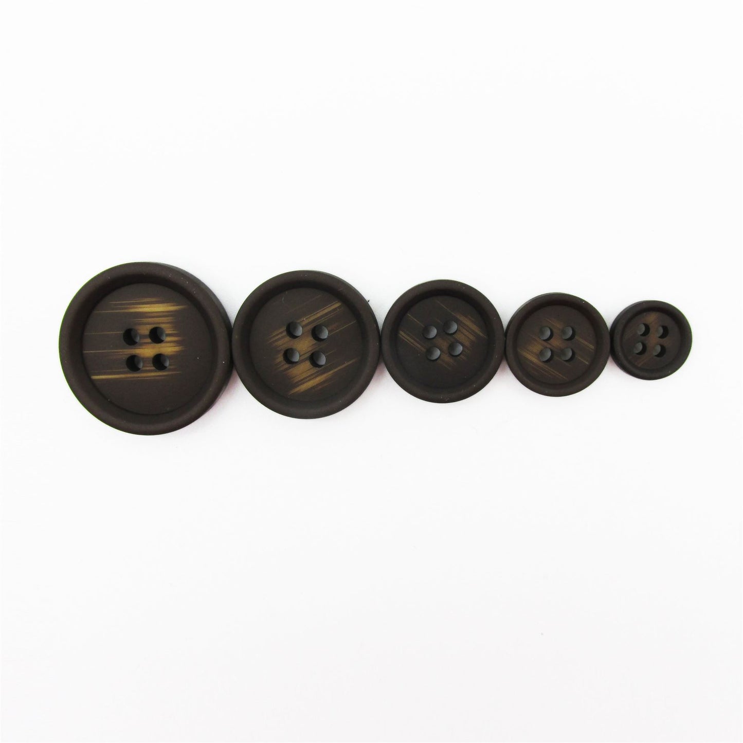 Faux Horn Four Hole Button - 6113