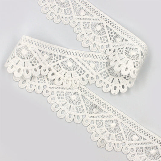 Fan Guipure Lace 42mm x 1m - 5549