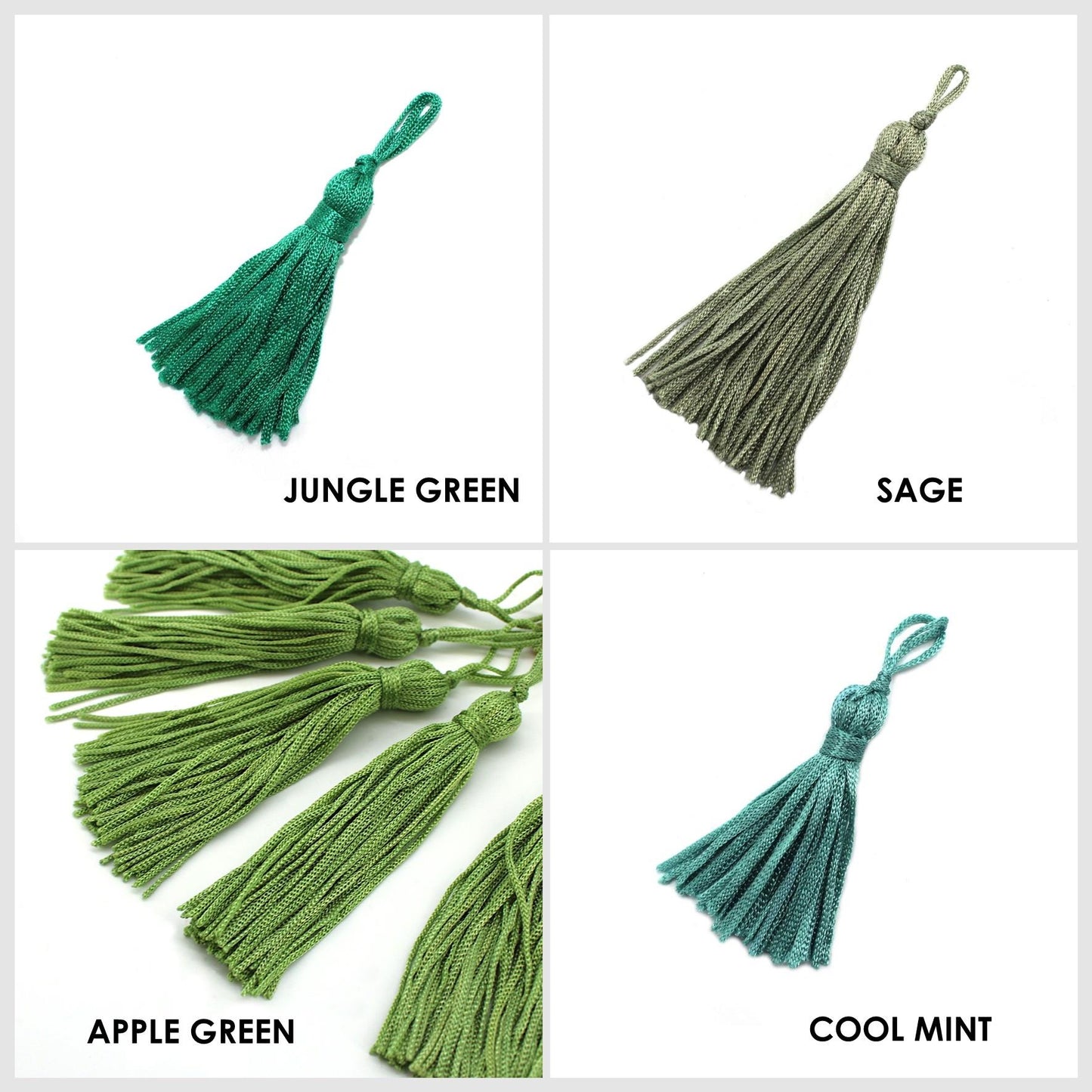 Rayon Tassels x 5pcs - 9936