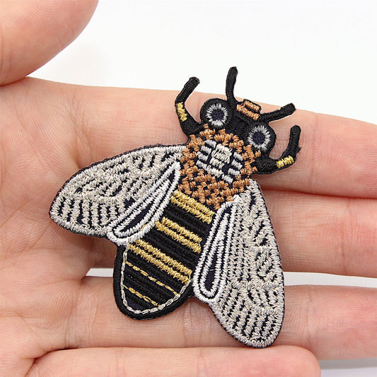 Insect Motif Iron-On Bee 8152