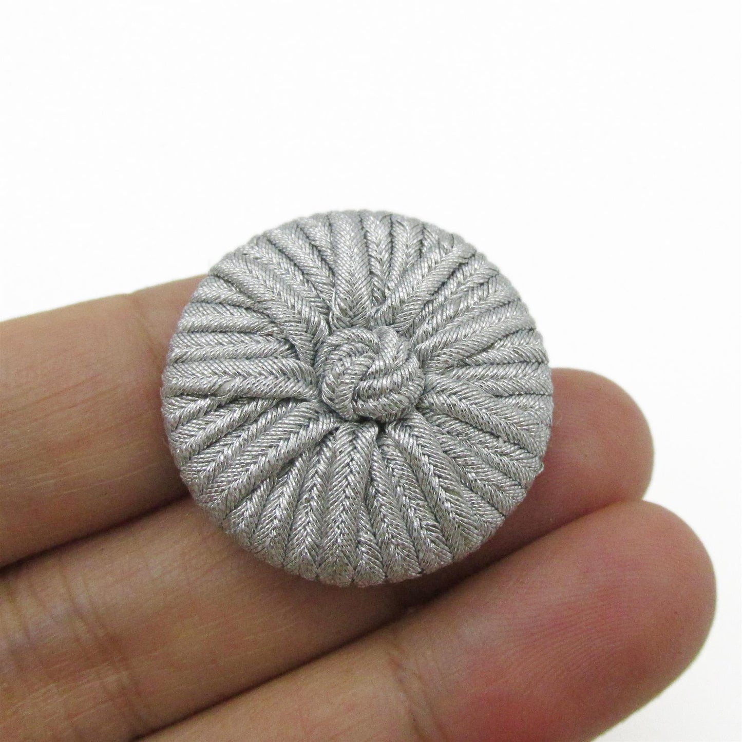 Metallic Corded Button - 4356