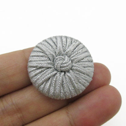 Metallic Corded Button - 4356