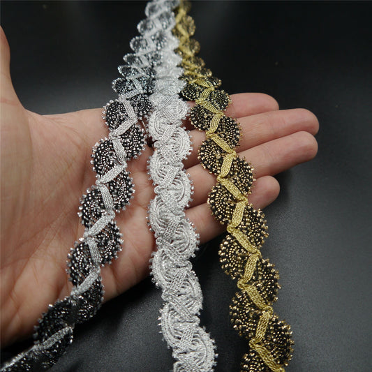 Wavy Metallic Braid 20mm x1m - 7355