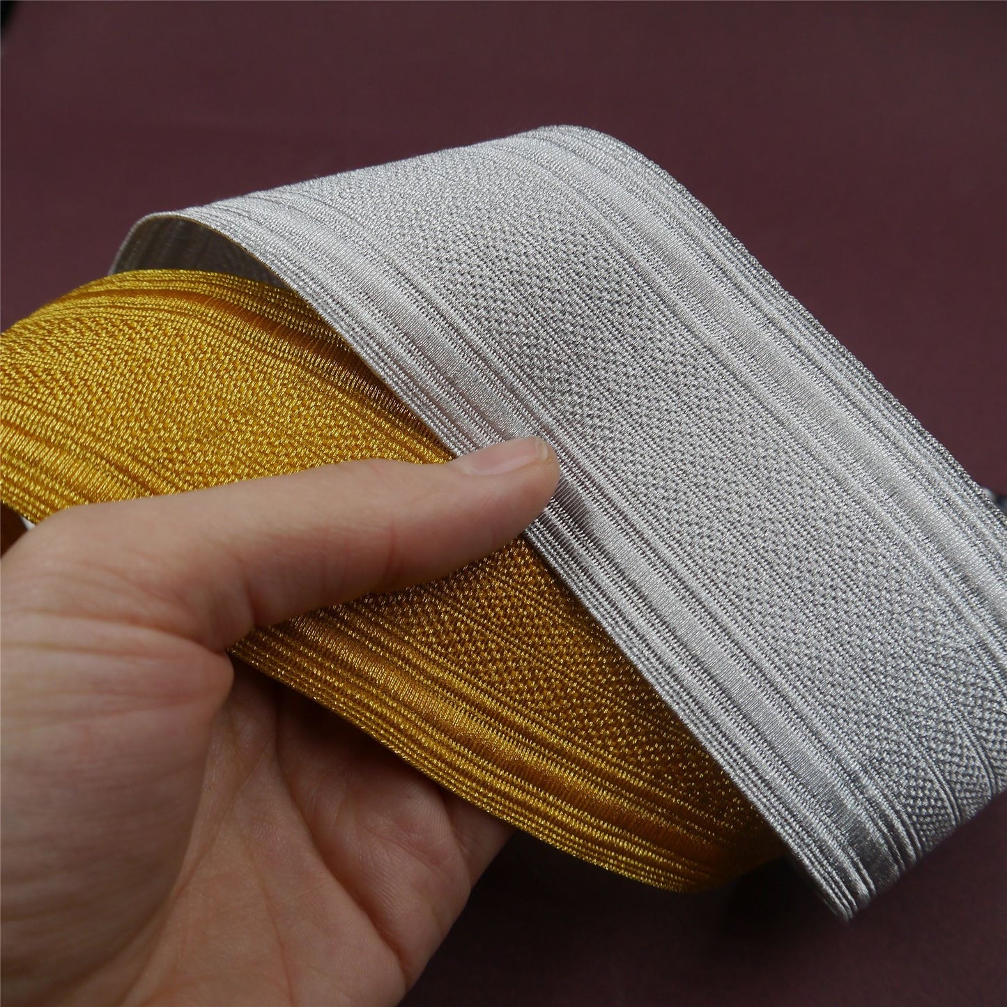 Stripe Metallic Braid - by the metre - 9767