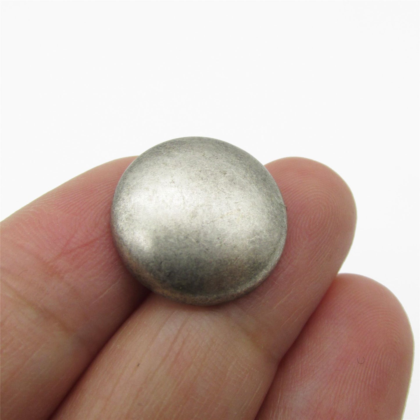 Flat Top Metal Domed Button - 4405