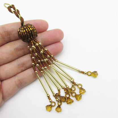 Beaded Tassel 10cm 9562