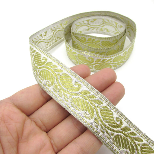 Metallic Leaf Braid - 30mm - by the metre - 6860