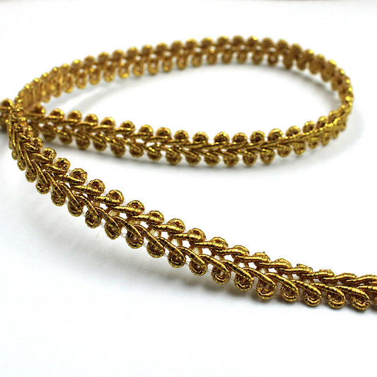 Lurex Feather Gimp Braid - 9mm - by the metre - 5590