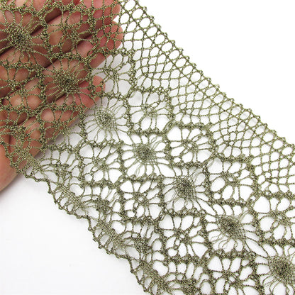 Wide Metallic Lace 10cm x 1m - 9358