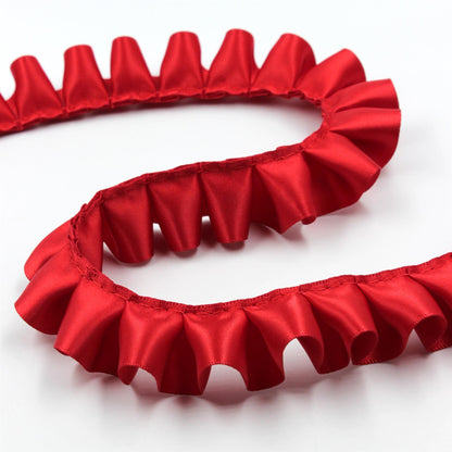 Box Pleated Double Satin Ribbon - 25mm - by the metre - 7232