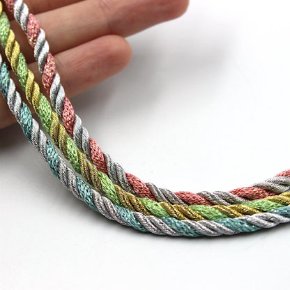 Dual Colour Twisted Metallic Cord - 5mm - by the metre - 9083