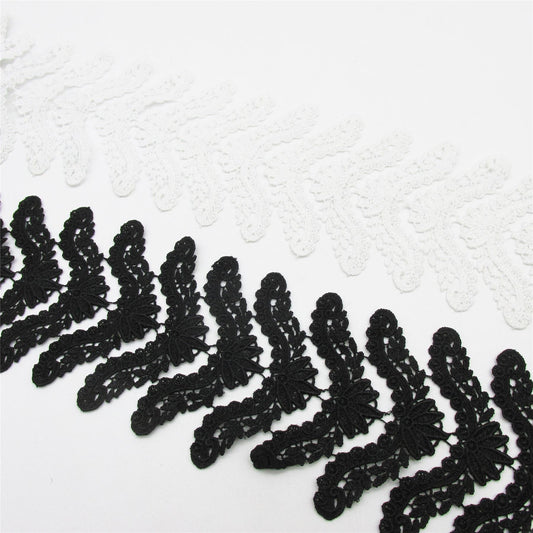 V Shaped Lace Motifs 95mm x10 - 9140