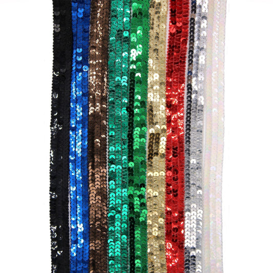 Metallic And Pearlescent Sequin Trim 20mm 3147