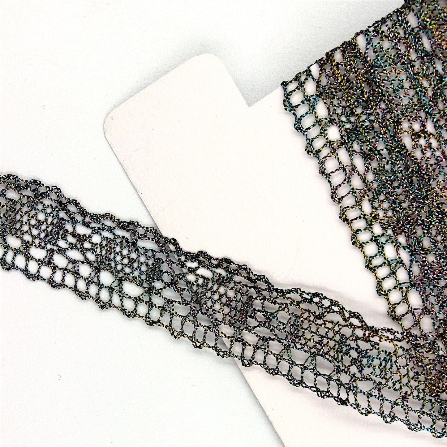 Multi-Coloured Metallic Lace 20mm 8921